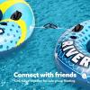 SLOOSH Inflatable River Tubes Float – Heavy Duty Pool Tube Floats for Adults Floating(Blue)