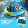 SLOOSH Inflatable River Tubes Float – Heavy Duty Pool Tube Floats for Adults Floating(Blue)