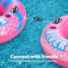 SLOOSH Inflatable River Tubes Float – Heavy Duty Pool Tube Floats for Adults Floating(Pink)
