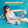 SLOOSH Pool Floats Chairs Adult, 3 Packs Inflatable Lounge Chairs,Blow up Pool Noodles Floats for Adults,Water Floating for Beach Party Summer Water Fun(Tropical Leaves)