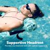 SLOOSH Pool Floats Chairs Adult,Inflatable Pool Lounge,Plant Pattern Floating Mat Hammock,Blow up Water Chairs Noodles rafts for Party Summer Water Beach Fun(Tropical leaves)