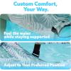 SLOOSH Pool Floats Chairs Adult,Inflatable Pool Lounge,Plant Pattern Floating Mat Hammock,Blow up Water Chairs Noodles rafts for Party Summer Water Beach Fun(Tropical leaves)