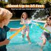 Sloosh 24 pcs Blaster Soaker Water Gun, Squirt Guns Soaker for Kids Summer Swimming Pool Beach Sand Outdoor Water Activity Fighting Play Toys,16.5”