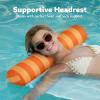 Sloosh 3 Pack Inflatable Pool Float Hammock, Water Lounges, Multi-Purpose Swimming Pool Accessories (Saddle, Lounge Chair, Hammock, Drifter), Lake, Outdoor, Beach(Orange/Green/Blue)