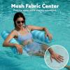 Sloosh 3 Pack Inflatable Pool Float Hammock, Water Lounges, Multi-Purpose Swimming Pool Accessories (Saddle, Lounge Chair, Hammock, Drifter), Lake, Outdoor, Beach(Orange/Green/Blue)