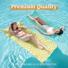 Sloosh 3 Pack Inflatable Pool Mat Swimming Pool Mattress Float Lounge with Headrest, Pool Float Air Mat for Adults 64×32 inch(Blue/Pink/Yellow)
