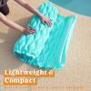 Sloosh 3 Pack Inflatable Pool Mat Swimming Pool Mattress Float Lounge with Headrest, Pool Float Air Mat for Adults 64×32 inch(Blue/Pink/Yellow)