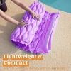 Sloosh 3 Pack Inflatable Pool Mat Swimming Pool Mattress Float Lounge with Headrest, Pool Float Air Mat for Adults 64×32 inch(Green/Purple/Yellow)