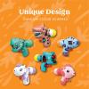 Sloosh 6 Pack Animal Water Gun for Kids, Water Blaster Squirt Guns and Pump Super Water Soakers for Kids Summer Swimming Pool Beach Outdoor Water Activity Fighting Play Toys Random Color