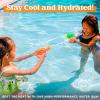 Sloosh 6 Pack Mini Water Guns for Kids, Small Squirt Guns Blaster Pool Toys for Boys Girls Summer Gifts for Party Favors Outdoor Water Fighting Toys
