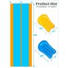 Sloosh Double Lane Water Slide,25ft x 6ft Heavy Duty Water Slip Lawn Slide with Sprinkler and 2 Inflatable Boards for Adult Kids Party Summer Yard Outdoor Play Activities