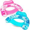 Leaves Design Blue Pink