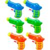 Sloosh 6 Pack Mini Water Guns for Kids, Small Squirt Guns Blaster Pool Toys for Boys Girls Summer Gifts for Party Favors Outdoor Water Fighting Toys