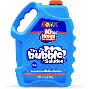 JOYIN 100 Oz Concentrated Bubble Solution (up to 8 Gallon) for Large Party in Summer Celebrations, Party Favor, Bubble Summer Toy, Classroom Prizes, Easter (Blue)(Blue)