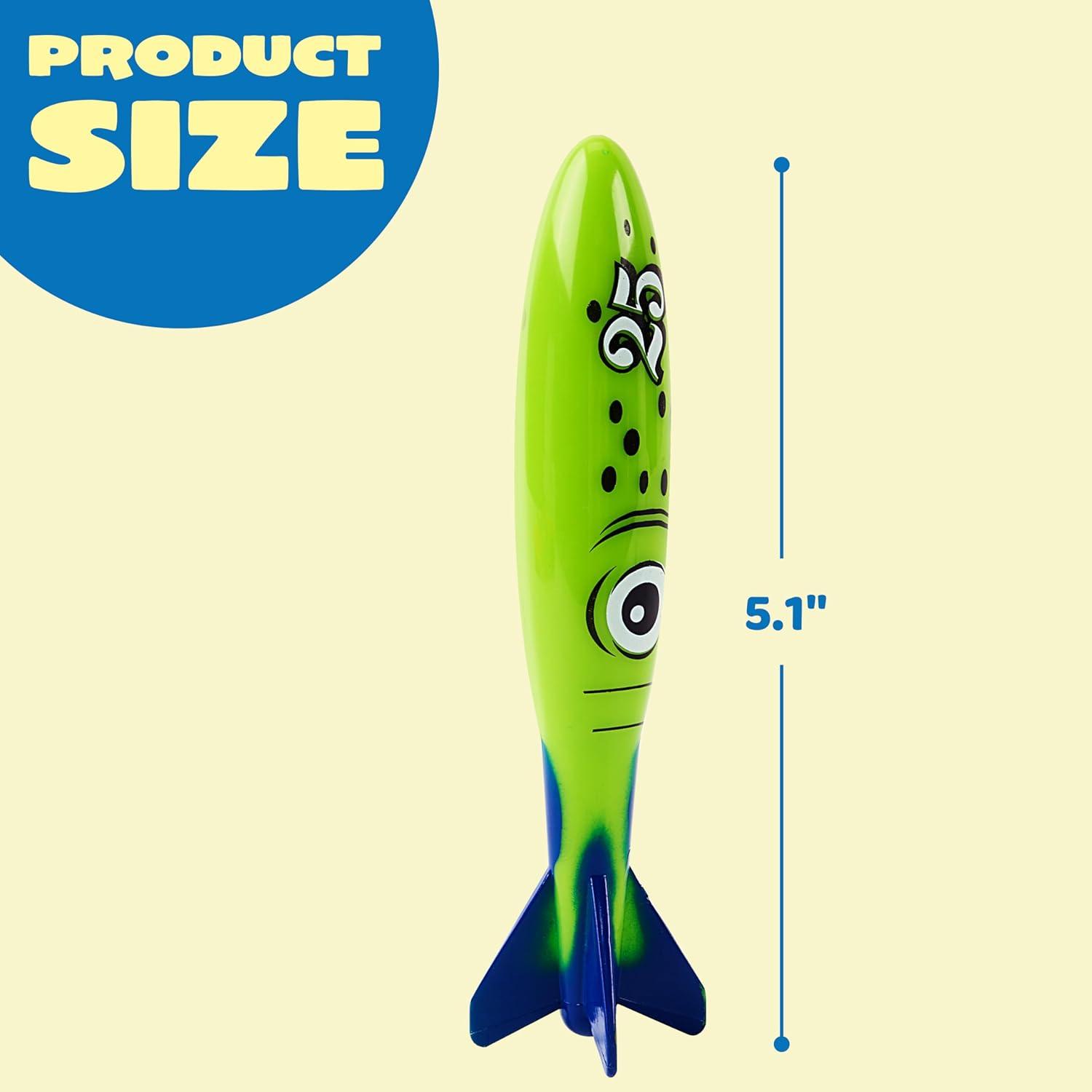 imageJOYIN 8 Pack Pool Toys Shark Underwater Diving Toys Colorful Swimming Toy Sinking Throwing for Kids Gifts Summer Swim Dive Training Water Fun Pool GamesSharks