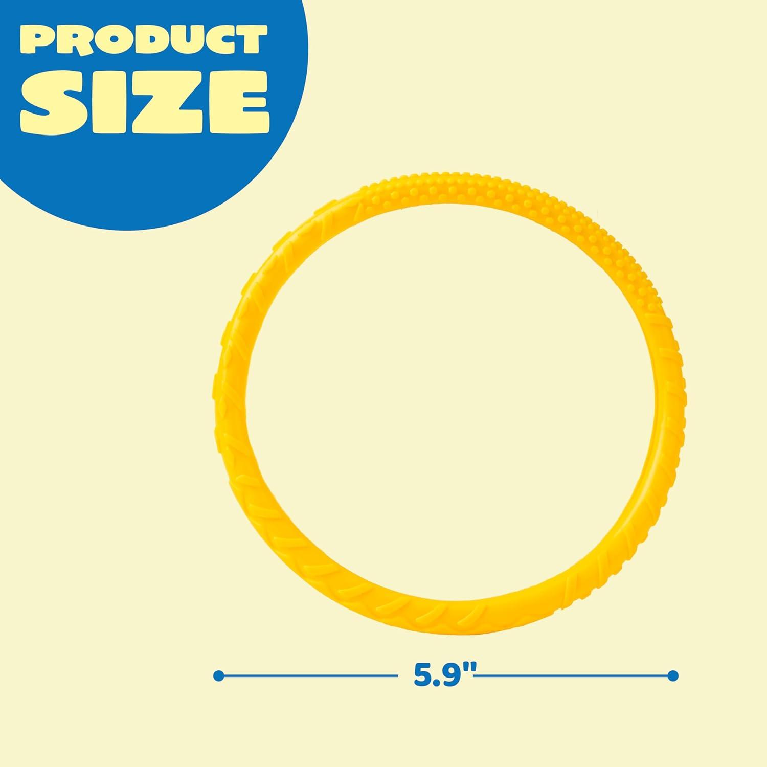 imageJOYIN Dive Circles Pool Toys 8 Pcs Colorful Pool Rings for Kids Underwater Training Swimming Diving Toy for Kids Gifts Summer Swim Water Fun Games