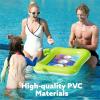 2 Sets Inflatable Pool Toss Game Combo Set Includes Ring Toss & Corn-Toss Game Floating Swimming Pool Games for Kids Adults Party in Summer