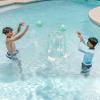 Sloosh Pool Basketball Hoop Toys, Floating Basketball Pool Game, Swimming Floats Toys with Balls Pump, Summer Outdoor Water Play Toy for Kids and Adults (Red Blue)(Green)
