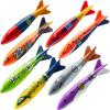 JOYIN 8 Pack Pool Toys, Shark Underwater Diving Toys, Colorful Swimming Toy Sinking Throwing for Kids Gifts Summer Swim Dive Training Water Fun Pool Games(Sharks)