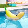 Sloosh Inflatable Banana Pool Float – Ride on Banana Pool Floats Funny Swimming Pool Party Decorations