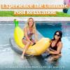 Sloosh Inflatable Banana Pool Float – Ride on Banana Pool Floats Funny Swimming Pool Party Decorations