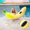 Sloosh Inflatable Banana Pool Float – Ride on Banana Pool Floats Funny Swimming Pool Party Decorations