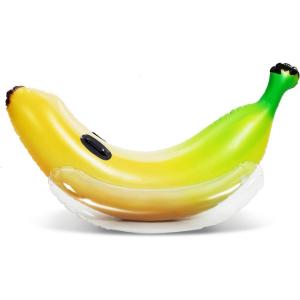 Sloosh Inflatable Banana Pool Float – Ride on Banana Pool Floats Funny Swimming Pool Party Decorations