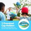 Sloosh 2Pcs Swimming Pool Waterproof Football, 8.5″ Sport Pool Football, Water Outdoor Sports Pool Toy for Backyard, Pool Play, Beach Game