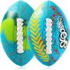 Sloosh 2Pcs Swimming Pool Waterproof Football, 8.5″ Sport Pool Football, Water Outdoor Sports Pool Toy for Backyard, Pool Play, Beach Game