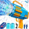 Sloosh Bubble Gun Toy, 10000+ Bubbles, No Dip Automatic Bubble Machine with Colorful Lights for Kids 3 4 5 6 7 8 9 10 11 12 13 Years Old, Adults, Birthday, Wedding, Summer Parties