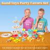 12pcs Beach Sand Bucket and Shovel Toys Party Favors 3in