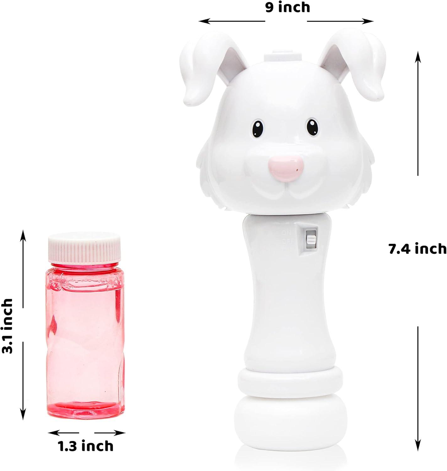 imageJOYIN 2 Packs Duck Bunny Bubble Wands with 2 Bottle of Bubble Solution 50ml for Kids amp Toddlers Outdoor Party Supplies Weddings Gifts Summer Toy Easter
