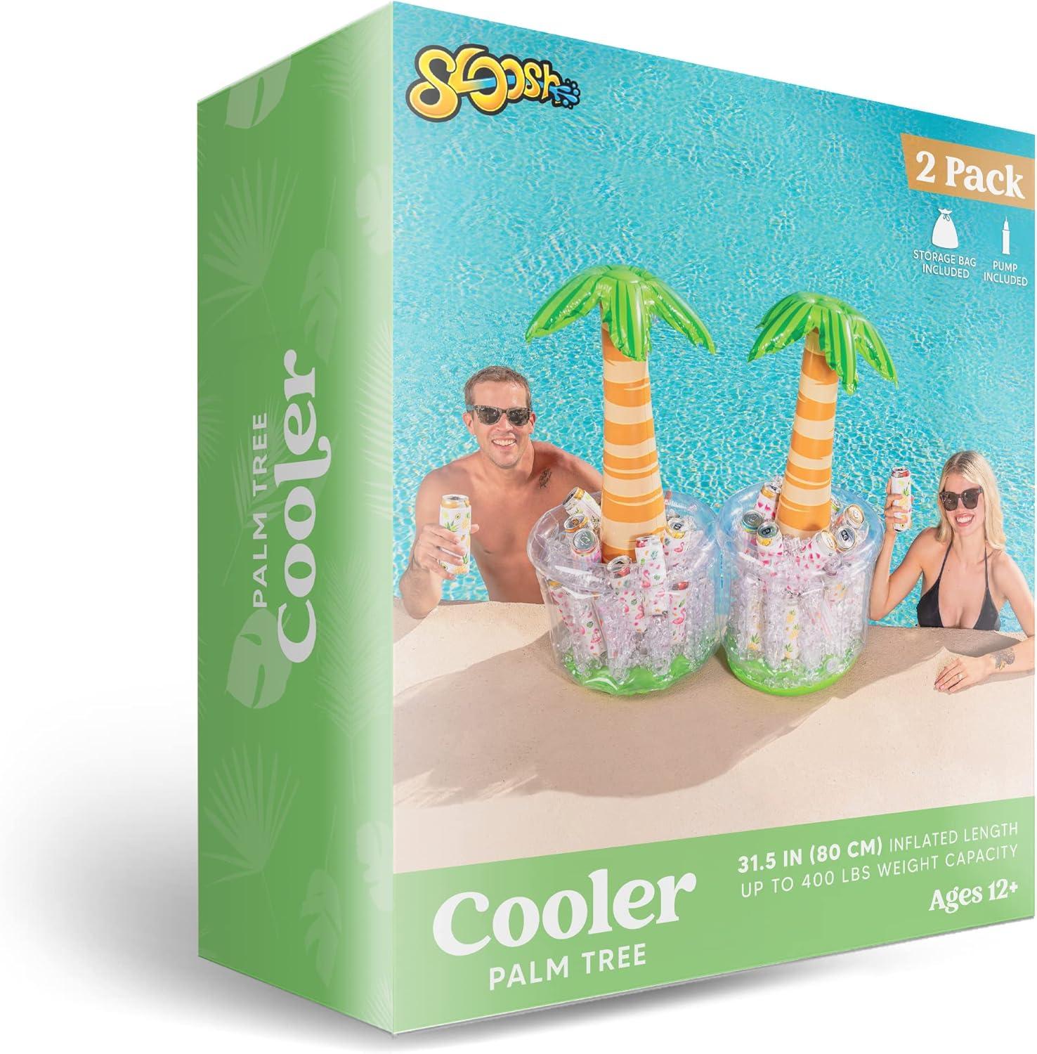 imageJOYIN 2 Packs Inflatable Palm Tree Cooler 315 Hawaiian Inflatable Cooler Palm Tree Decor Party Decoration Party Supplies for Pool Party Luau Party and Hawaiian Party