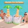 JOYIN 2 Packs Inflatable Palm Tree Cooler, 31.5″ Hawaiian Inflatable Cooler Palm Tree Decor, Party Decoration Party Supplies for Pool Party, Luau Party and Hawaiian Party