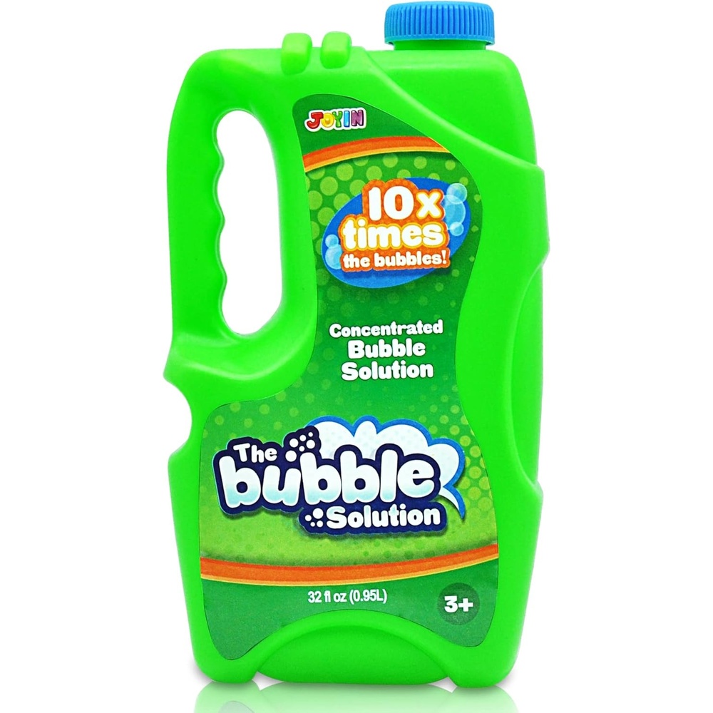 image:imageJOYIN 32 OZ Concentrated Bubble Solution for Bubble Machines Up to 25 Gallons Concentrated Solution Refills for Machine Wands Blower Easter Kids PartiesGreen
