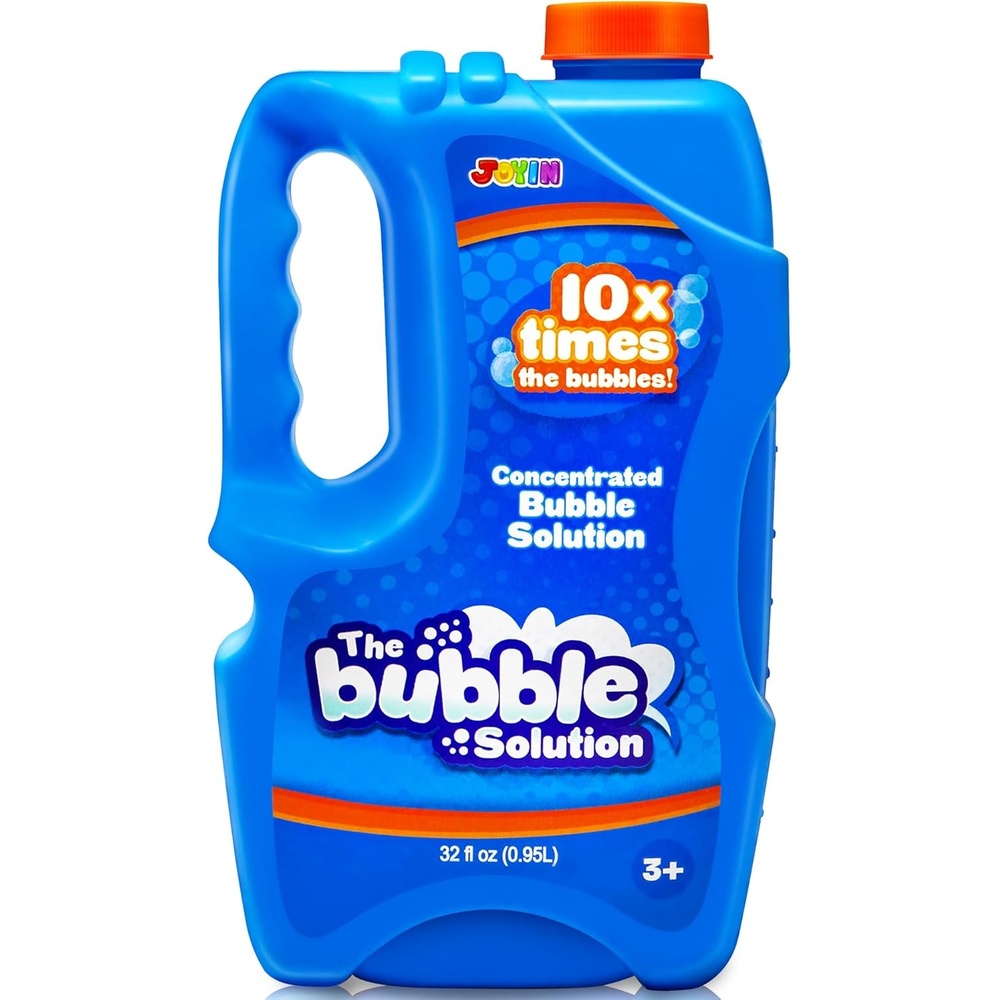 image:imageJOYIN 32 OZ Concentrated Bubble Solution for Bubble Machines Up to 25 Gallons Concentrated Solution Refills for Machine Wands Blower Easter Kids PartiesBlue